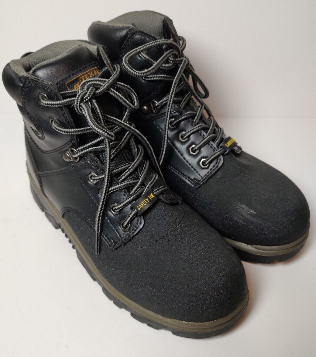 Texas Steer Men's Maximus Safety Work Boot Slip Resistant Steel