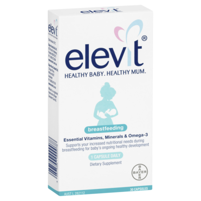 Elevit Breastfeeding Multivitamin 30 Capsules Healthy Baby 