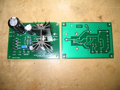 HOMEBUILT Regulated HV Variable Power Supply Printed Circuit Board, High Voltage, Tube Amp