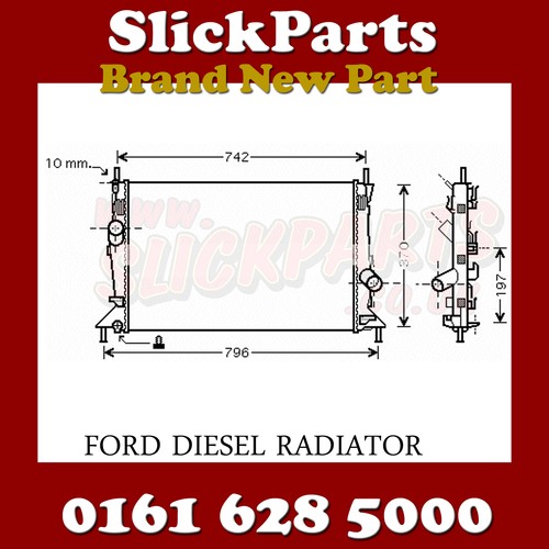 MAZDA 3 RADIATOR 1.6 MZ CD 2.0 MZR CD 2004 > *NEW* - 第 1/2 張圖片