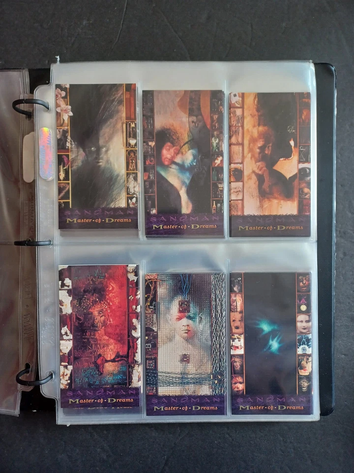 Sandman Trading Cards Set 1-90 -Official Binder- Binder card & 2 Promos - Gaiman - Image 4 of 4