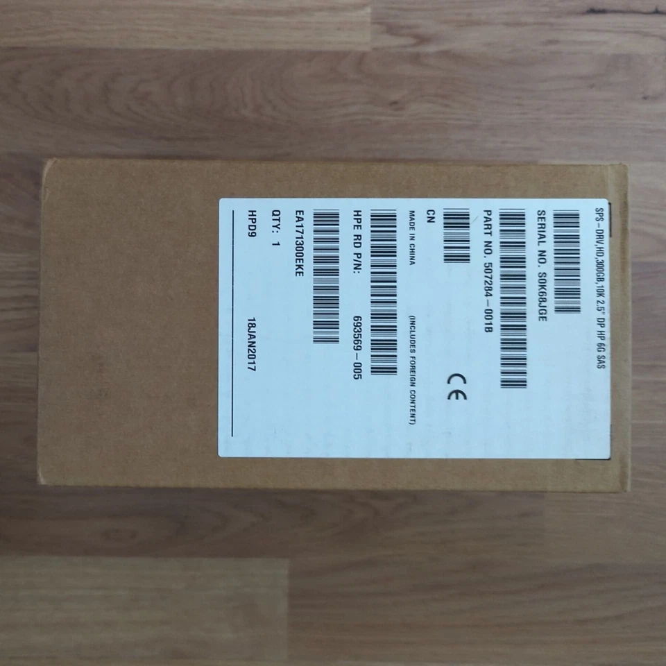 HP 300gb SAS SFF 10k 6g DP HDD - 507284001B - Image 2 of 4