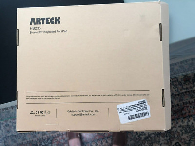 Arteck Hb235 9.7 In iPad 6 2018 / iPad 5 2017 Air Keyboard Ultra-Thin Bluetooth