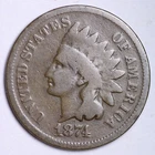 1874 INDIAN HEAD CENT G/VG FREE SHIPPING LOWEST PRICES ON THE BAY