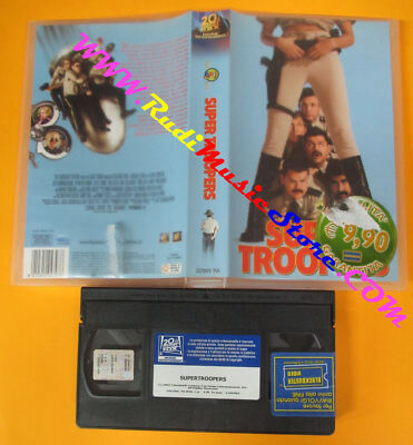 VHS Film SUPER TROOPERS 2004 Jay Chandrasekhar 20TH CENTURY FOX (F125) no dvd
