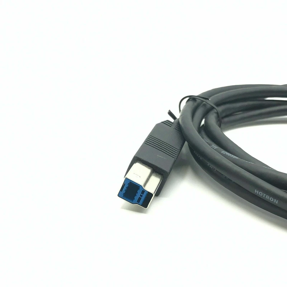 NEU Toshiba USB 3.0 Typ B Stecker Kabel USB3.0 A/B Schwarz 6 ft - Bild 3 von 4