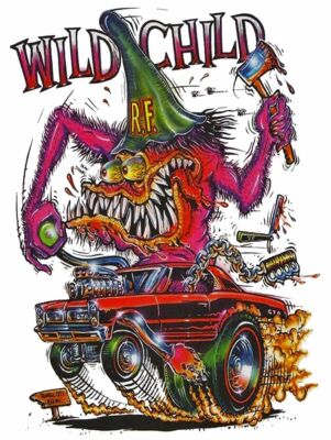 Rat Fink Wild Child Metal Sign | eBay