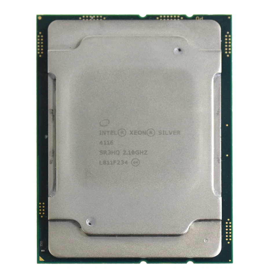 Lote de 10 procesadores CPU Intel Xeon Silver 4116 2,1 GHz 12 núcleos SR3HQ Foto 3 de 4