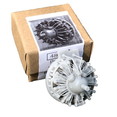 1/48 FAST FIX High-Resolution 3DP Resin R-2800 (EARLY) Radial Engine Front 48075