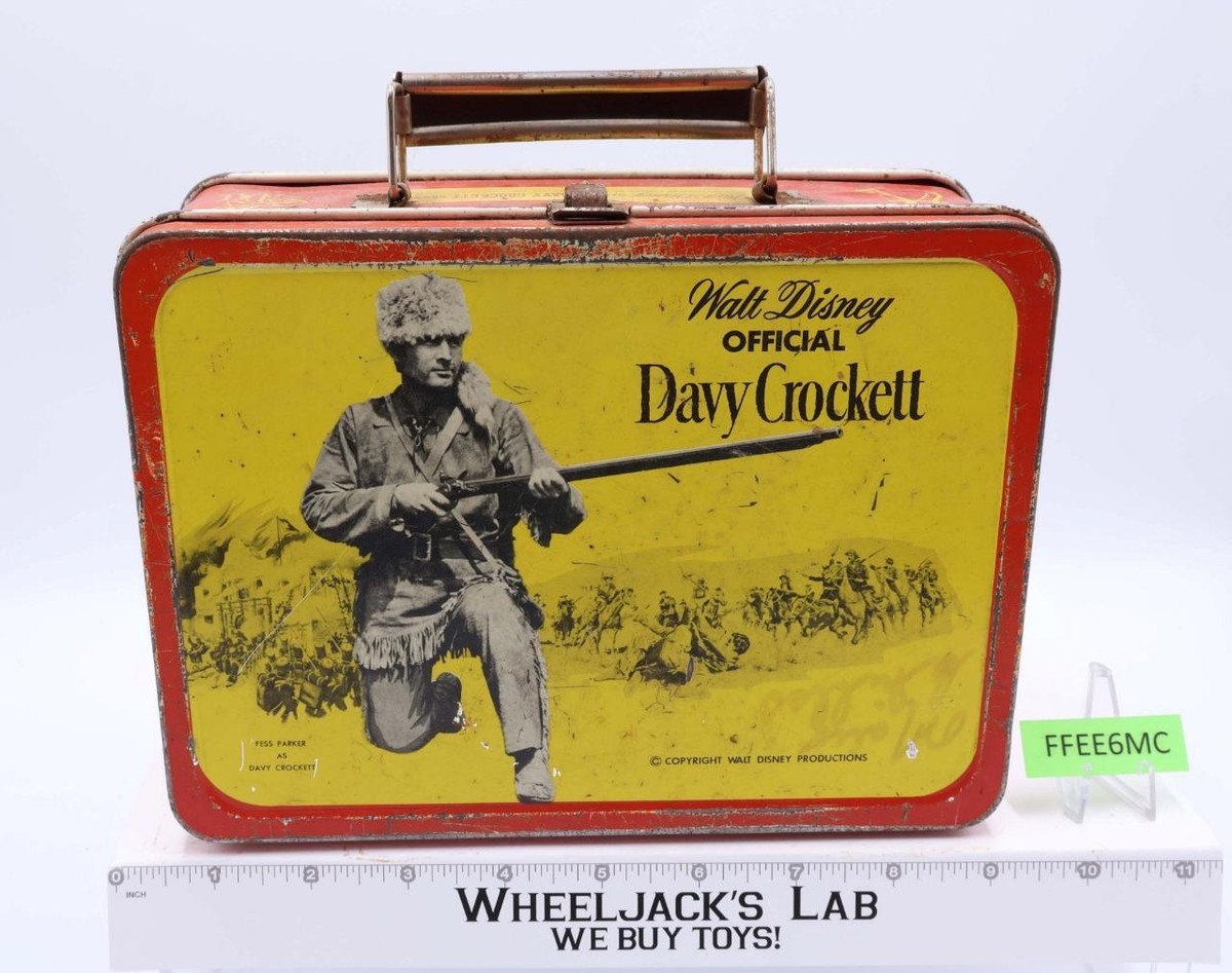 Davy Crocket Metal Lunch Box NO THERMOS Kruger Mfg. Co. 1955
