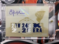 2012 TOPPS TRIPLE THREADS CLAYTON KERSHAW AUTO RELIC WHITE WHALE SP 1/1 DODGERS