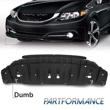 Front Bumper Cover Center Lower Grille for 2013-2015 Honda Civic Sedan HO1036113
