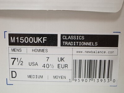 NEW BALANCE M1500UKF 40TH ANNIVERSARY GRAY GREY MADE IN NEW BALANCE M1500UKF 40TH ANNIVERSARY GRAY GREY MADE IN