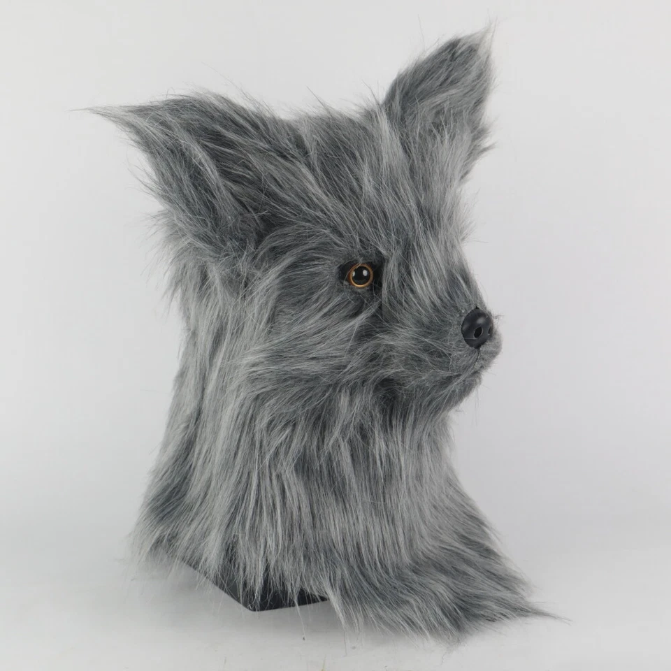 Moving Mouth Dog Fursuit Mask Cosplay Animal Dog Masquerade Mask Halloween Props - Image 3 of 4