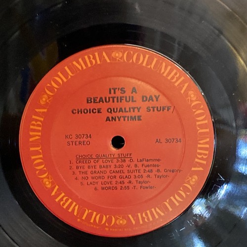It’s A Beautiful Day Choice Quality Stuff LP Columbia 1st USA Press Psych NM/VG+ - Picture 13 of 15