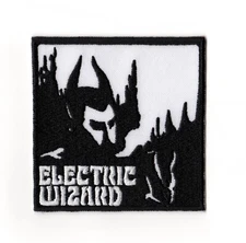 Electric Wizard Sew-on Patch | Dopethrone English Doom Stoner Metal Band Logo