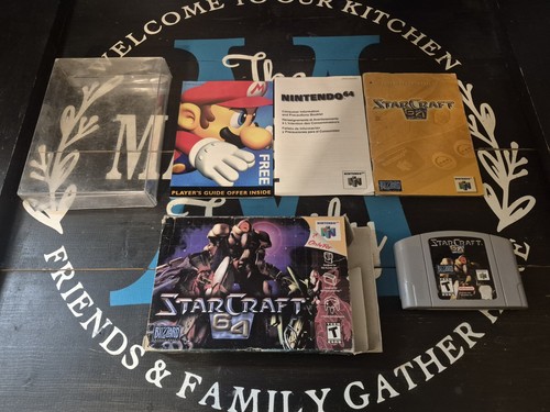 Authentic StarCraft 64 (Nintendo 64, 2000) CIB+  Tested and Working Ultra Rare