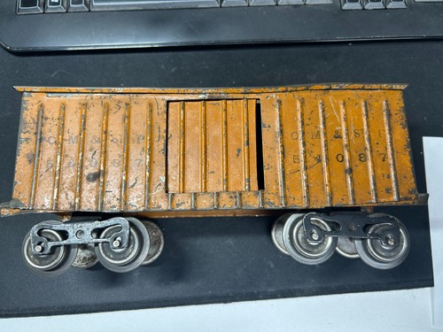 Coche de carga Lionel Manufacturing #114 calibre estándar MFG Co CM&SP naranja 54087 de preguerra | Zustand: Used