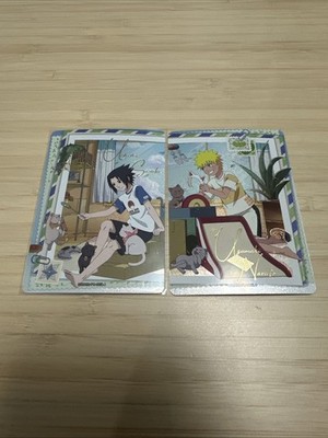 Naruto & Sasuke (PU-005) (PU-006) Stamped Kayou Heavens Scroll English Series 1