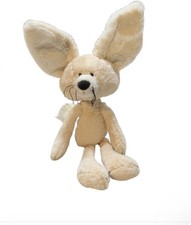 GUND Fennec Fox Plush Large Cream Stuffed Animal Long Ears Vintage Style 18  