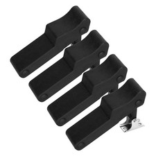 4PCS Flexible Rubber Draw Latch for Cooler, Boat Compartment,Cargo Box with S...