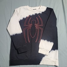 Marvel Spider-Man Emblem Dyed Crew Sweatshirt Youth Sz XL Box Lunch Exclusive