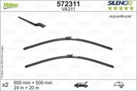 Volvo S60 Scheibenwischer Flat Wischerblatt 19-22 OEM Valeo 572311