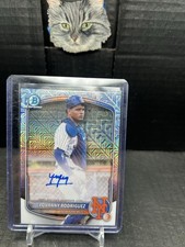 2025 Bowman Mega Box Chrome Prospect Mojo Auto Yovanny Rodriguez #BMA-YOR