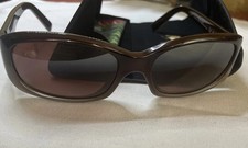 Maui Jim MJ 219-01 Punchbowl Sunglasses Chocolate Fade Maui Wrap 54 17-135