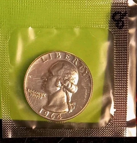 1964 P Washington 90% Silver Proof QUARTER George Gentle Color Sweet NiP R