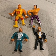 Vintage 1990 Hasbro WWF WWE Million Dollar Man Ted Dibiase Hulk Hogan Rick Rude 