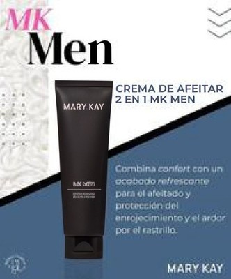 Men's Shaving Cream Mary Kay MKMen Moisturizing Cooling Gentle 4.5 Oz