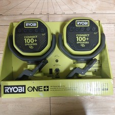 RYOBI ONE 18V Cordless VERSE Clamp Speaker 2-Pack Tools Only 