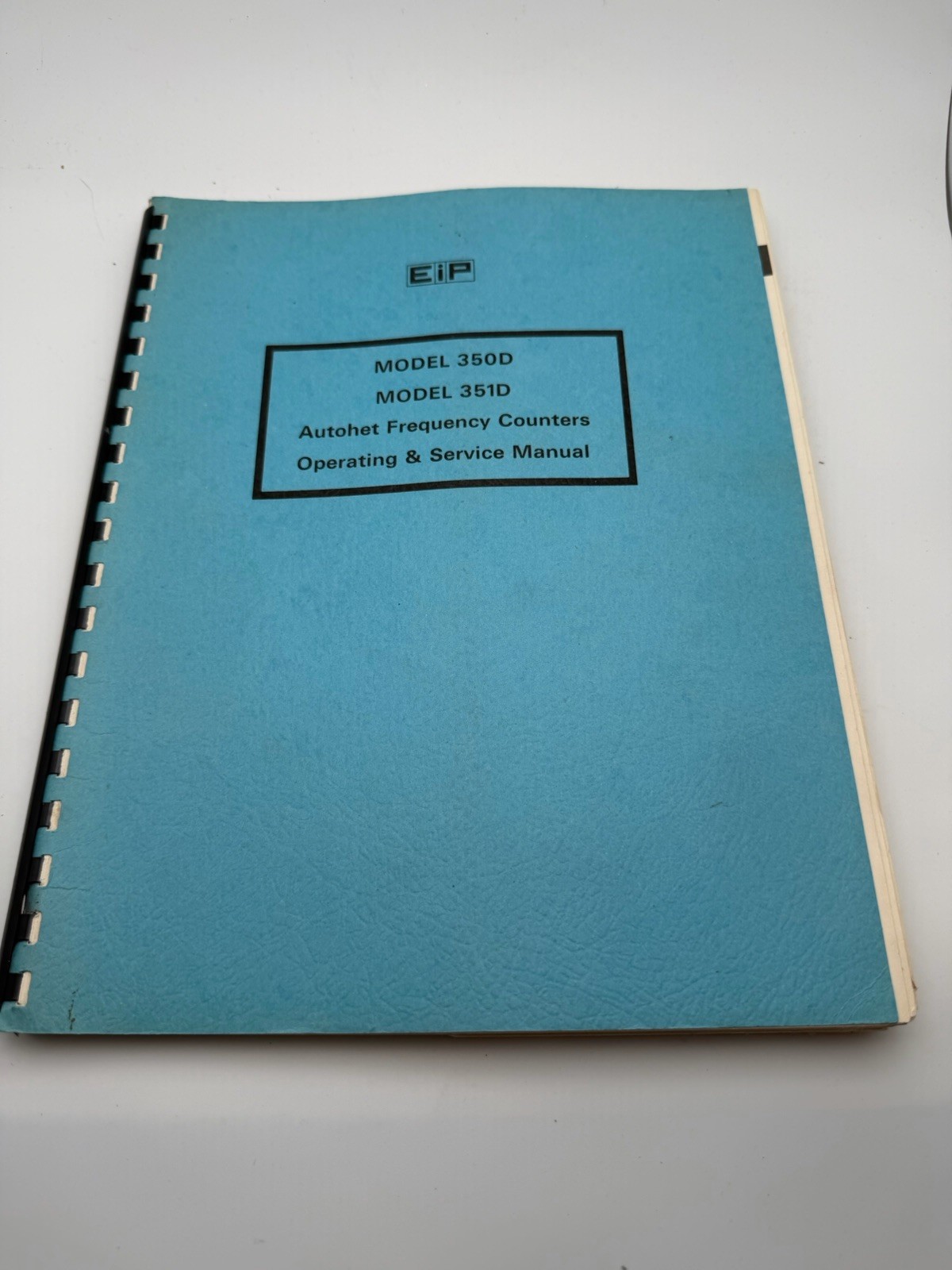 EIP 350D 351D Autohet Frequency Counter Operating & Service Manual 1974