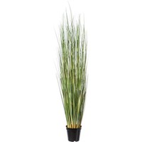 Kunstpflanze Equisetumgras, Farbe GrüN, Inkl. Kunststoff-Topf, HöHe Ca. 95 Cm
