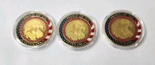 Veterans - Proud of You / Thank You for Your Service Challenge Coin - Lot of 3