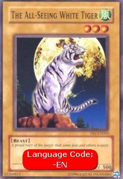 The All-Seeing White Tiger (V.3) PSV-ENEN093 Common Englisch Excellent unl.