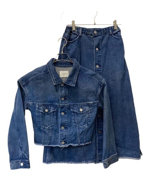 Ameri                    4WAY Denim Dress Coat In… - image 1