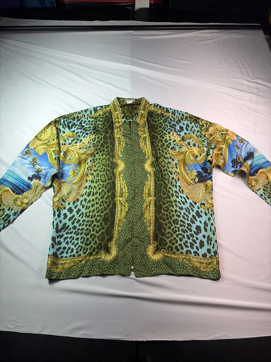 Versace Silk Casual Button-Down Shirts for Men for sale - eBay Versace Silk Casual Button-Down Shirts for Men for sale - eBay