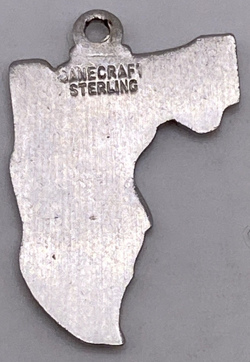 Sterling Silver State “Florida” Yellow Danecraft … - image 2
