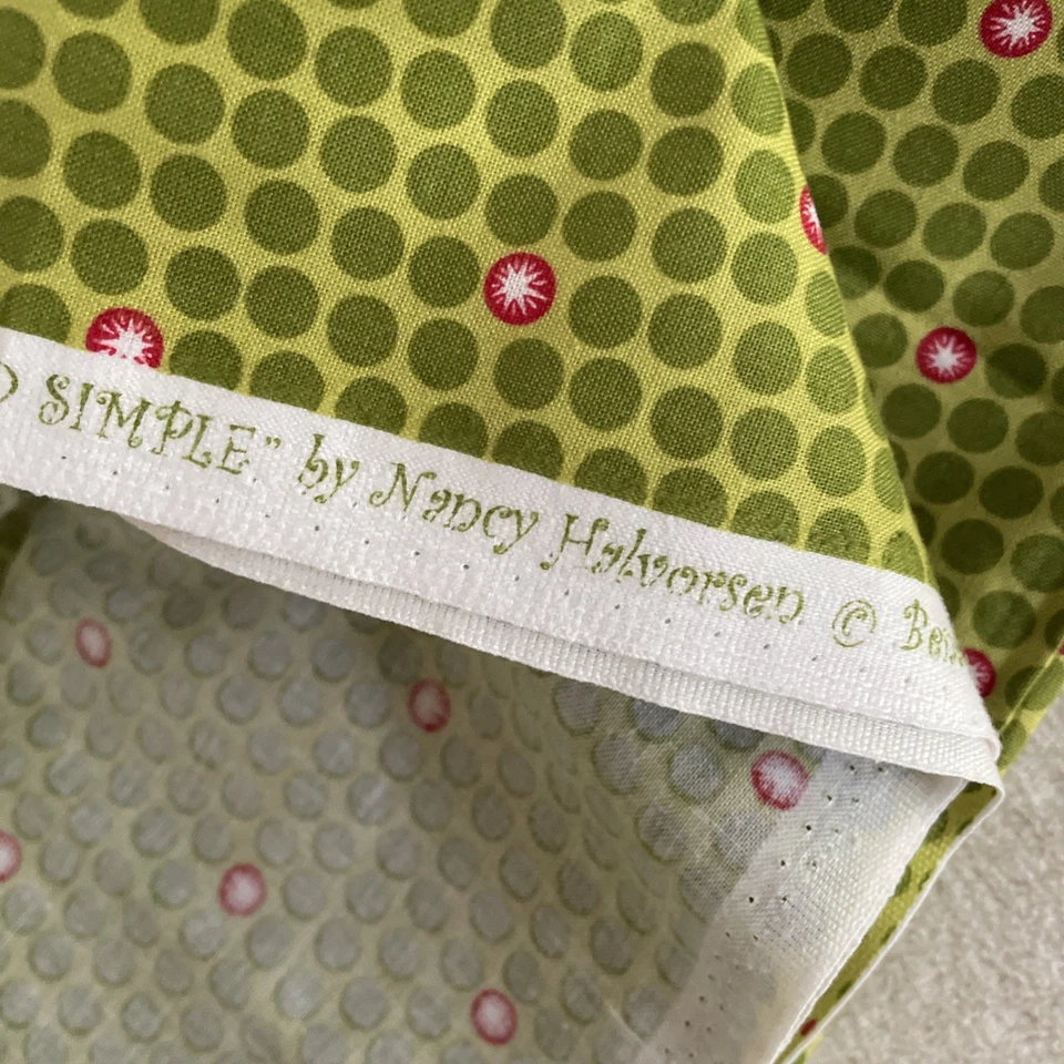 Nancy Halvorsen Christmas Pure & Simple Benartex #4385 Cotton Fabric 60” By WOF - Image 3 of 4