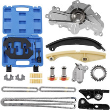 Timing Chain Kit W Water Pump Cam Holding Tool For Ford F150 Explorer 3.5l 3.7l
