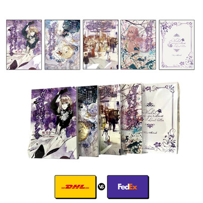 Violet Evergarden Full Set Vol.1-5 English Light Novel Book Express Shipping
