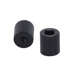 Female 3/8 Inch  16-Female 1/4 Inch  20 Thread Adapter Aluminium Alloy Screw