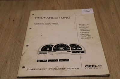 Opel Senator -B Prüfanleitung KAT-1568-D 93144  1990 xb11086