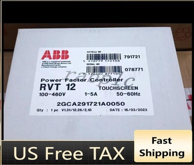 1PC New ABB RVT-12 2GCA291721A0050 POWER FACTOR CONTROLLER Expedited Shipping