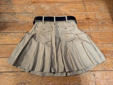 Utilikilt Survival Style Kilt, Tan, 36 Inch Width, 20 Inch Length, Belt included