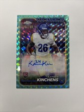 2024 Topps Chrome Rookie Auto Kamren Kinchens #Aqua Geometric Refractor /199