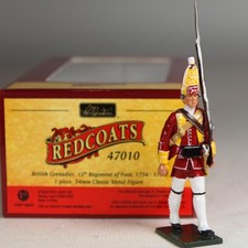 W BRITAINS The Redcoats Grenadier Officer 15th Regt Foot Set 47010 MIB