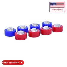 GoSports Shuffle Board Mini Roller Replacement Set of 8 Rollers